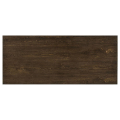 Decker Walnut/ Cream 7-Piece 82-inch Rectangular Dining Set from Coaster - Luna Furniture