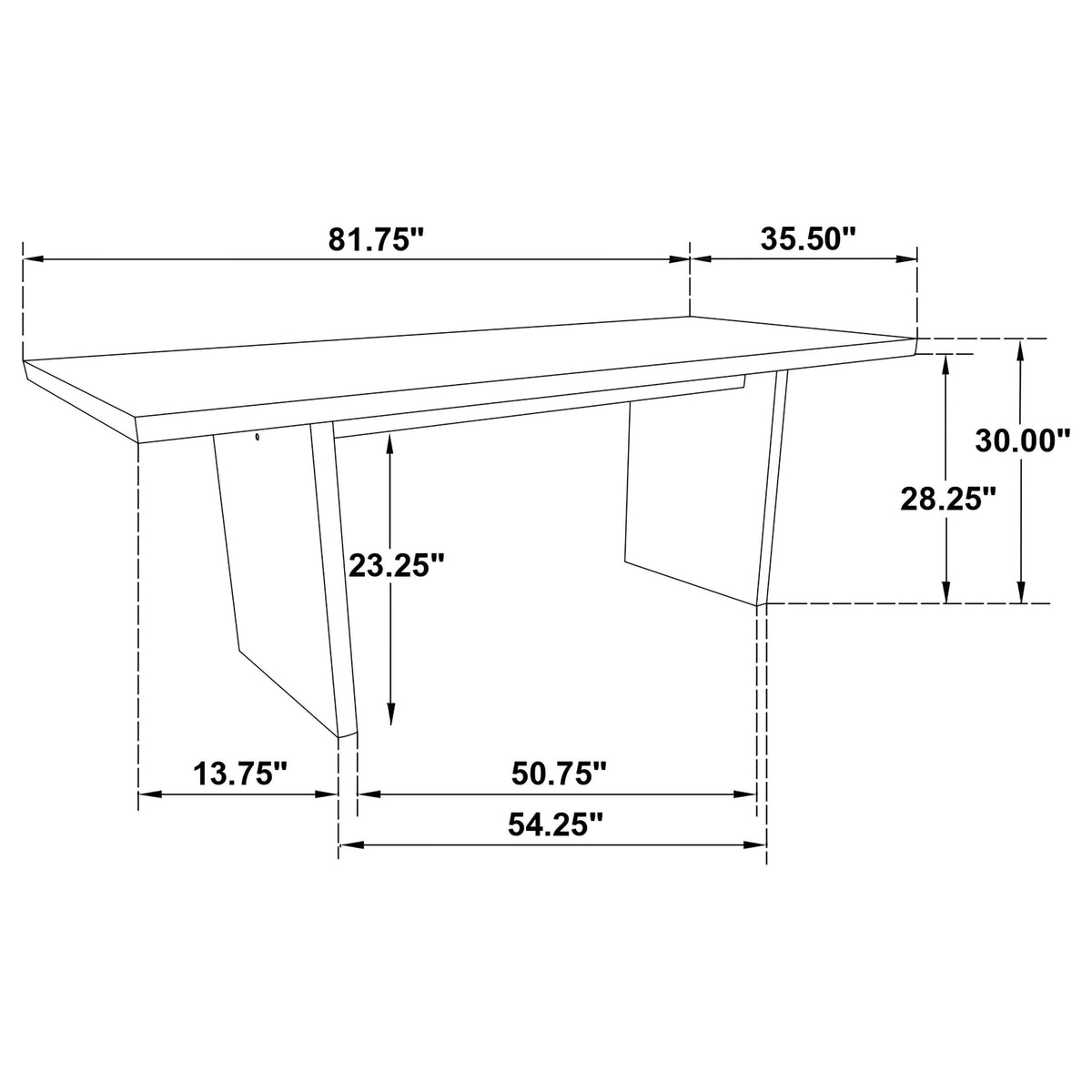 Decker Walnut 7-Piece 82-inch Rectangular Dining Set from Coaster - Luna Furniture