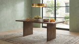 Decker Dark Walnut 82-inch Rectangular Wood Dining Table from Coaster - Luna Furniture