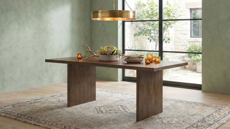 Decker Dark Walnut 82-inch Rectangular Wood Dining Table from Coaster - Luna Furniture