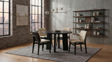 Redbridge Black / Cream Velvet Upholstered Side Chair, Set of 2 from Coaster - Luna Furniture