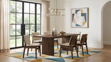 Redbridge Walnut/ Cream Velvet Upholstered Side Chair, Set of 2 from Coaster - Luna Furniture