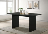 Decker Black 70-inch Rectangular Wood Counter Height Dining Table from Coaster - Luna Furniture