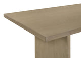 Decker Cream and Natural Oak 7-Piece 70-inch Rectangular Counter Height Set from Coaster - Luna Furniture