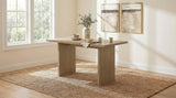 Decker Natural Oak 70-inch Rectangular Wood Counter Height Dining Table from Coaster - Luna Furniture