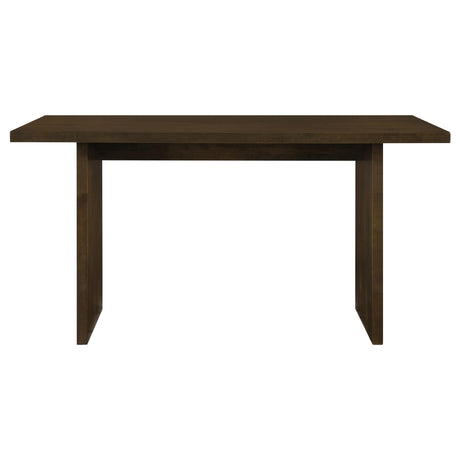 Decker Walnut / Cream 7-Piece 70-inch Rectangular Counter Height Set from Coaster - Luna Furniture