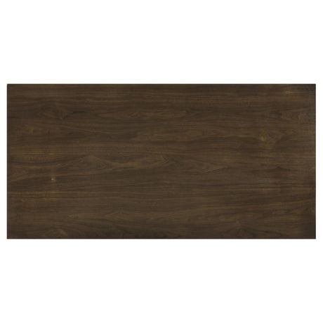 Decker Walnut / Cream 7-Piece 70-inch Rectangular Counter Height Set from Coaster - Luna Furniture