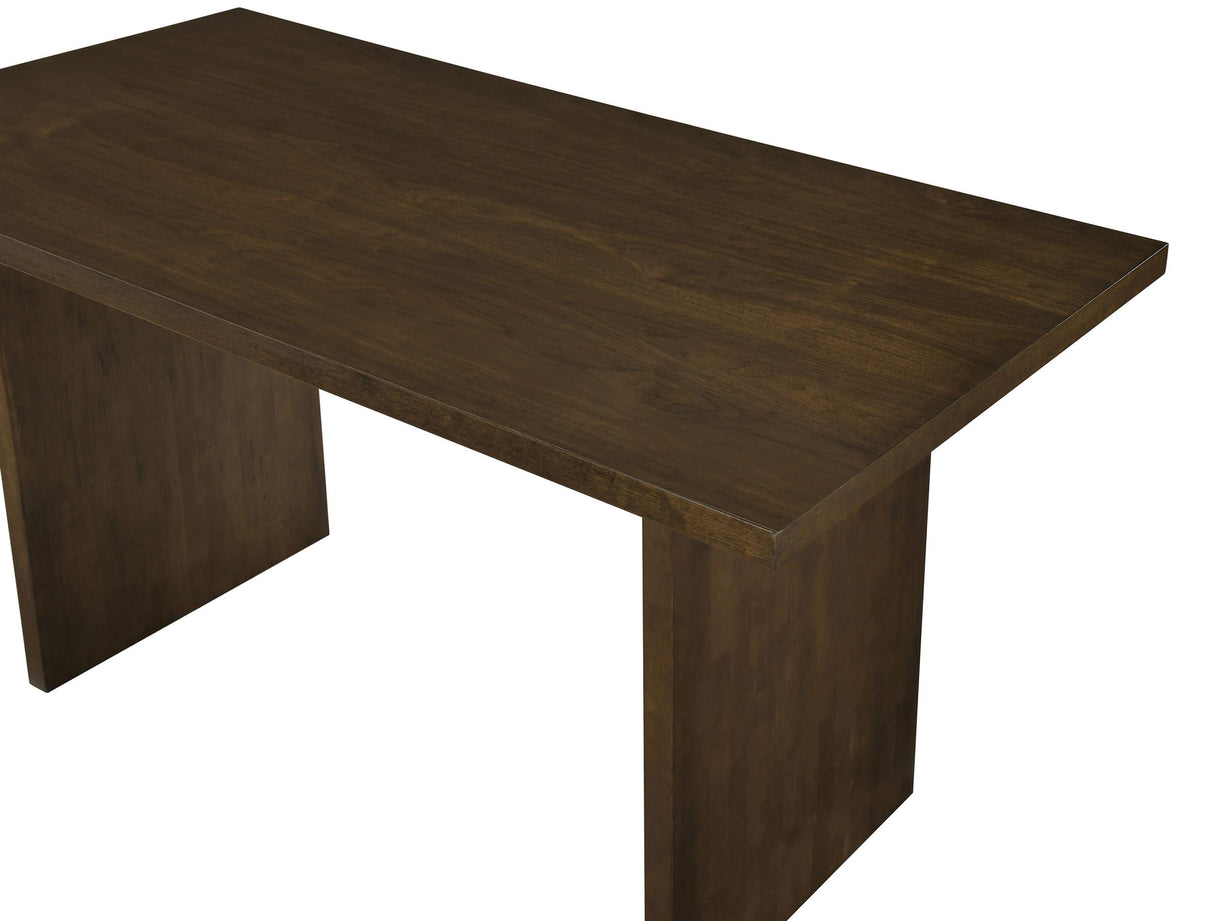 Decker Walnut / Cream 7-Piece 70-inch Rectangular Counter Height Dining Set from Coaster - Luna Furniture