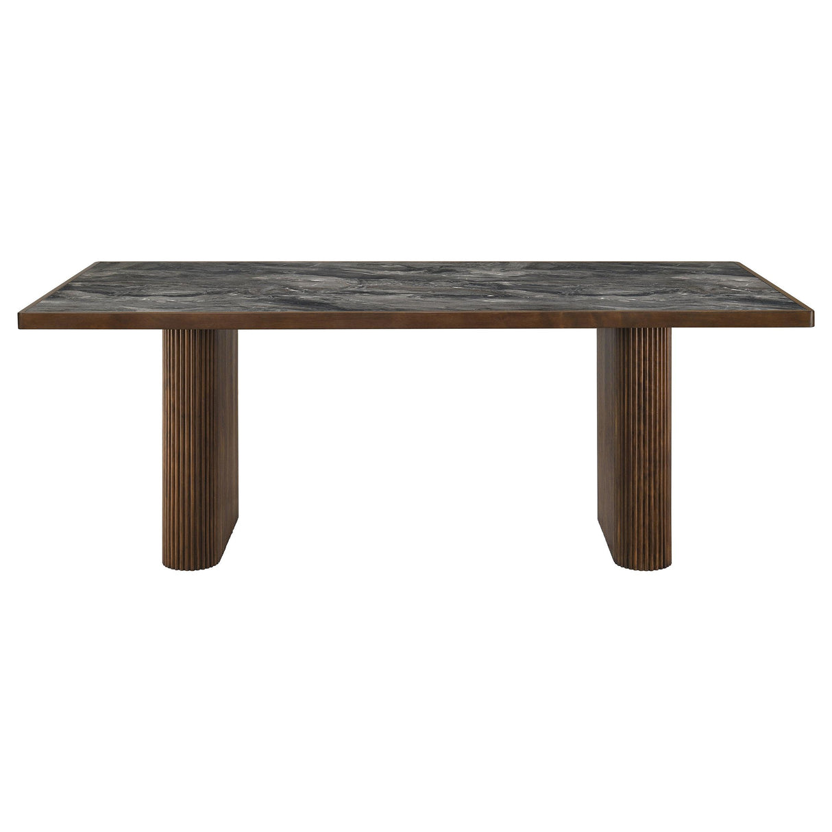 Parry Dark Walnut 80-inch Smart Top Paladina Dining Table from Coaster - Luna Furniture