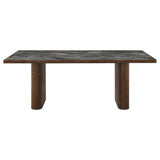 Parry Dark Walnut 80-inch Smart Top Paladina Dining Table from Coaster - Luna Furniture