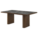Parry Dark Walnut 80-inch Smart Top Paladina Dining Table from Coaster - Luna Furniture