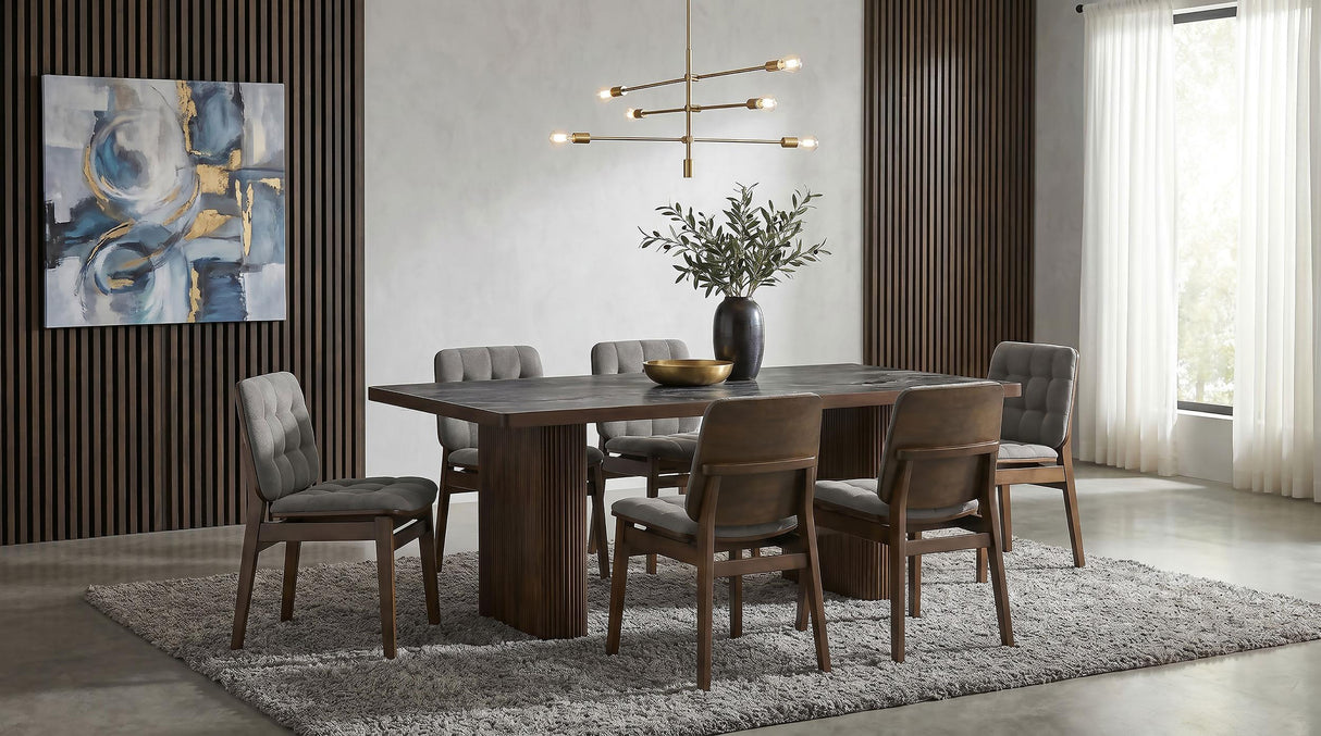 Parry Dark Walnut 80-inch Smart Top Paladina Dining Table from Coaster - Luna Furniture