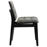 Redbridge Black / Gray Velvet Upholstered Side Chair, Set of 2 from Coaster - Luna Furniture