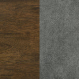 Redbridge Walnut/ Gray Velvet Upholstered Side Chair, Set of 2 from Coaster - Luna Furniture