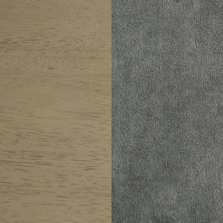 Redbridge Gray and Natural Oak Velvet Upholstered Counter Chair, Set of 2 from Coaster - Luna Furniture