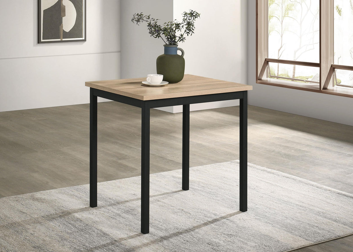 Garza Greige Oak Space Saving Rectangular Dining Table from Coaster - Luna Furniture