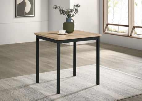 Garza Greige Oak Space Saving Rectangular Dining Table from Coaster - Luna Furniture