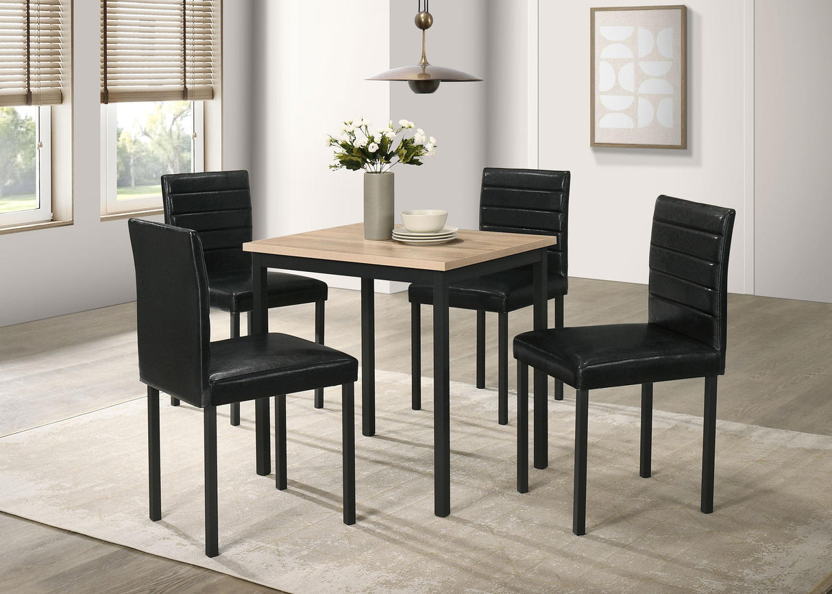 Garza Greige Oak Space Saving Rectangular Dining Table from Coaster - Luna Furniture