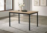 Garza Greige Oak Rectangular 48-inch Dining Table from Coaster - Luna Furniture