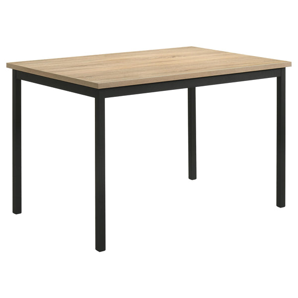 Garza Greige Oak Rectangular 48-inch Dining Table
