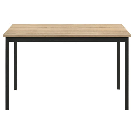 Garza Greige Oak Rectangular 48-inch Dining Table from Coaster - Luna Furniture
