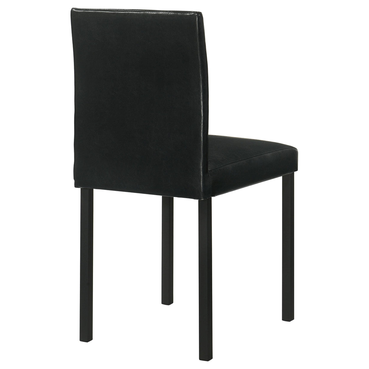 Garza Black Upholstered Dining Side Chair, Set of 4 from Coaster - Luna Furniture
