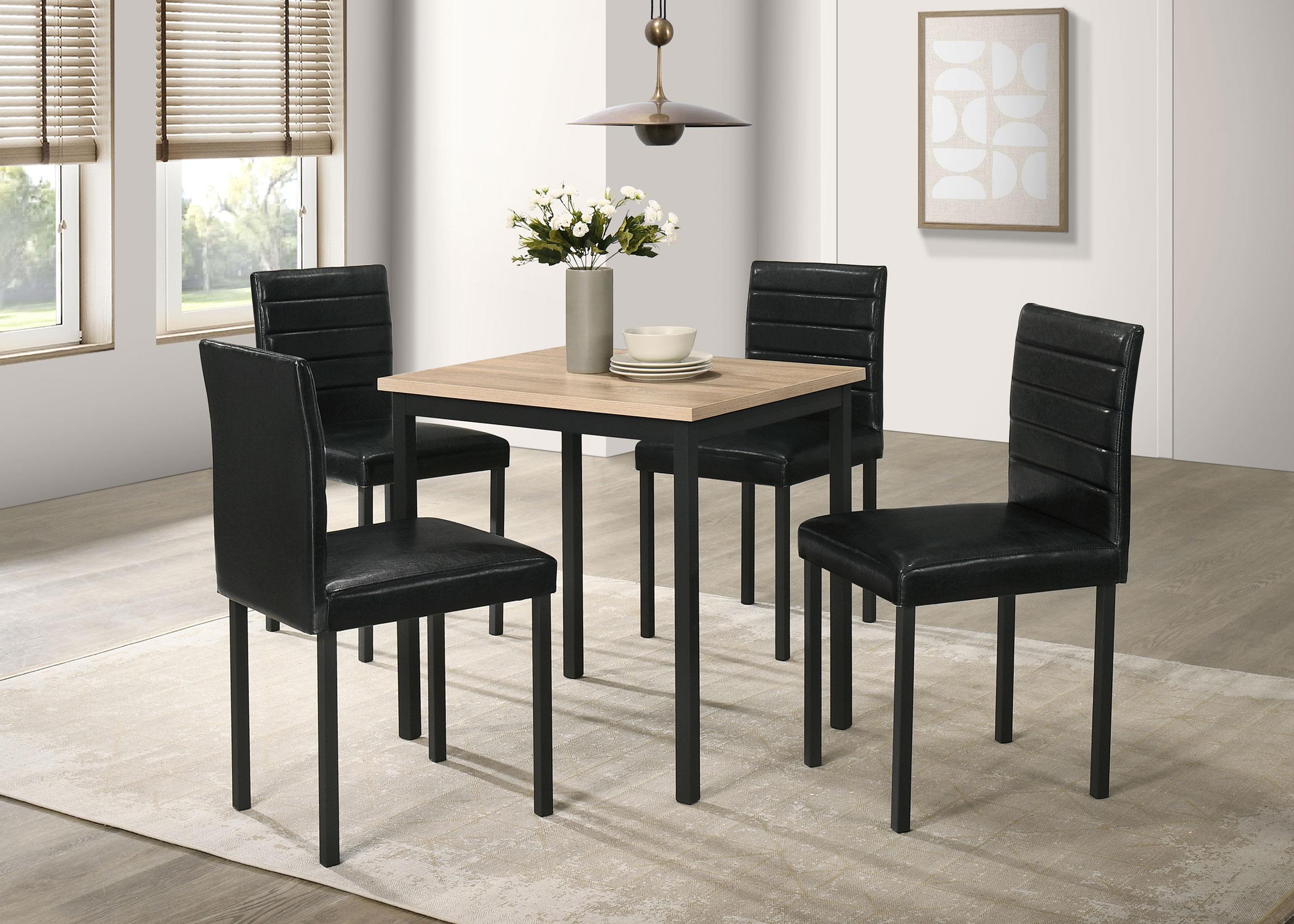 L*E様 k0412-65★LP レコード BLACK GLORY/Mal Wa Coaster Garza Black Upholstered Dining Side Chair, Set of 4 – Luna