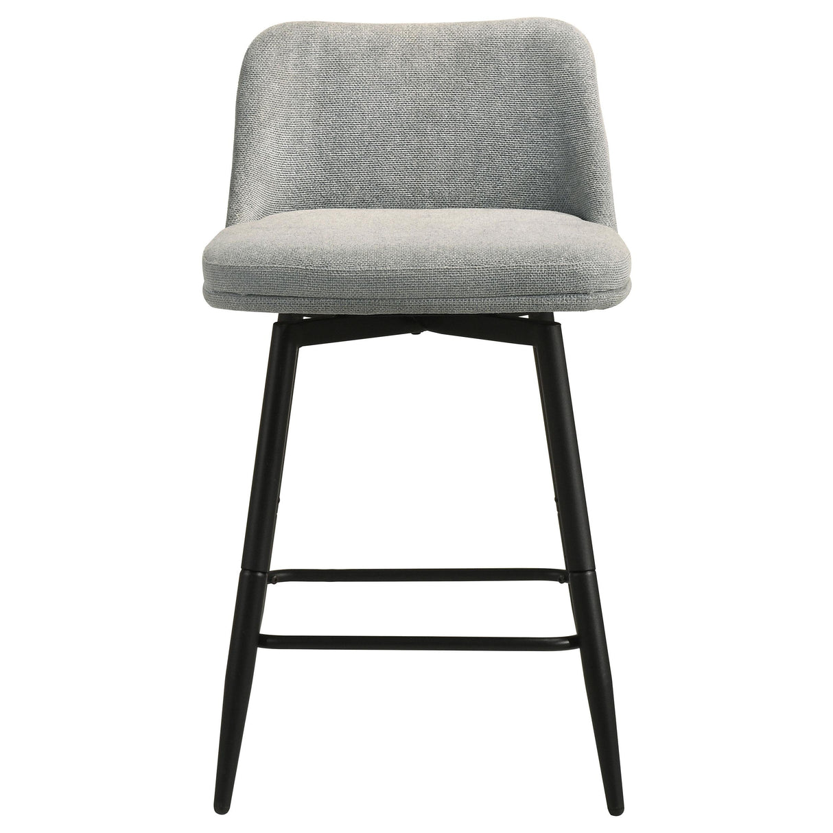 Mellor Grey Fabric Upholstered Swivel Counter Chair (Set of 2) from Coaster - Luna Furniture