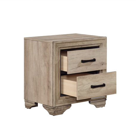 Lonan Natural Queen Panel Bed from Homelegance - Luna Furniture
