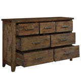 Jerrick Burnished Brown Mirror (Mirror Only) from Homelegance - Luna Furniture