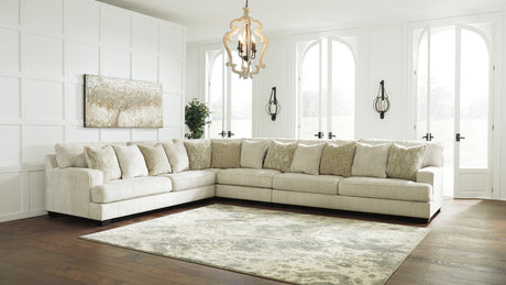Rawcliffe Parchment 4-Piece Sectional from Ashley Furniture - Luna Furniture