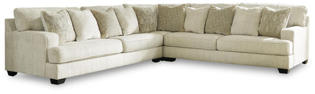 Rawcliffe Parchment 3-Piece Sectional from Ashley Furniture - Luna Furniture