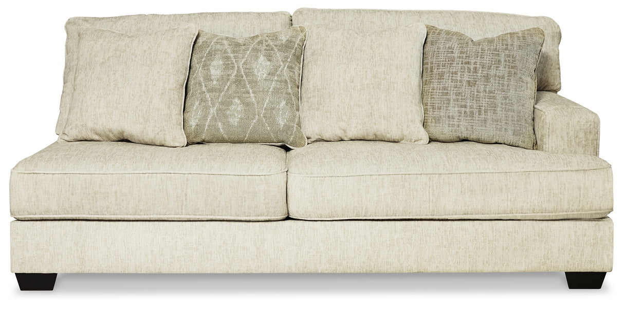 Rawcliffe Parchment Right-Arm Facing Sofa from Ashley Furniture - Luna Furniture