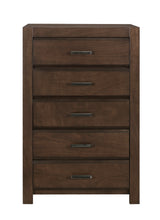 Erwan Espresso 5-Piece Bedroom Set (Queen Bed, Nightstand, Dresser, Mirror, Chest) from Homelegance - Luna Furniture