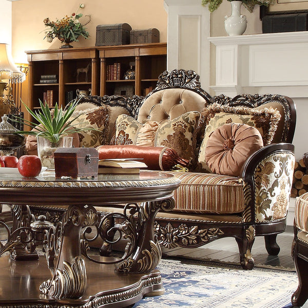 HD-1976 Brown Cherry Loveseat