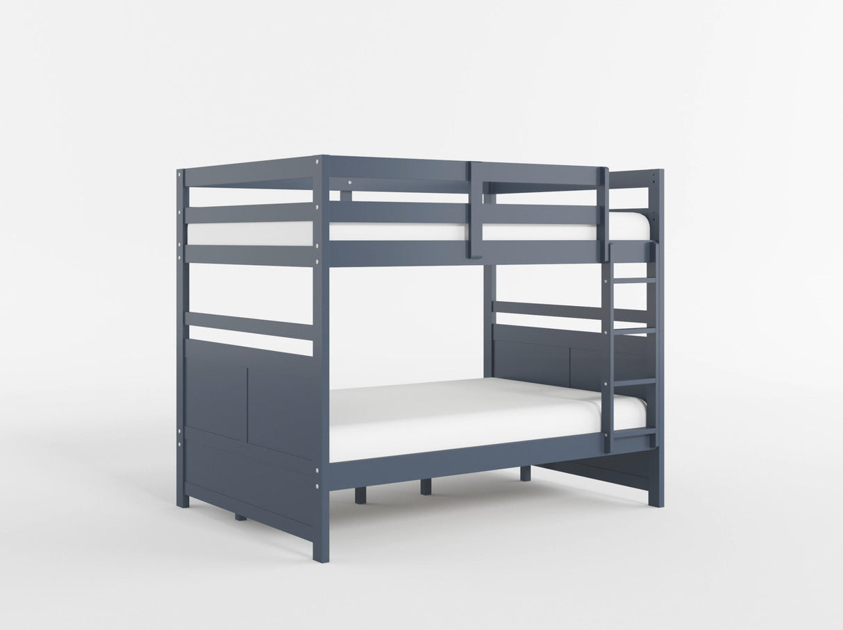 Sloane Navy Blue Full/Full Bunk Bed from Homelegance - Luna Furniture