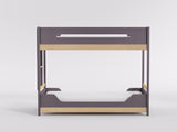 Koda Natural/Plum Twin/Twin Bunk Bed from Homelegance - Luna Furniture