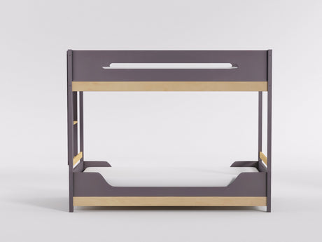 Koda Natural/Plum Twin/Twin Bunk Bed from Homelegance - Luna Furniture