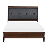 Cotterill Cherry King Upholstered Panel Bed from Homelegance - Luna Furniture