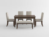 Binghampton Cherry/Moonstone 6-Piece 60" Dining Set from Homelegance - Luna Furniture