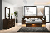 Jessica Cappuccino 6-Piece Eastern King Bedroom Set with Nightstand Panels from Coaster - Luna Furniture