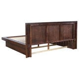Jessica Cappuccino 5-Piece Eastern King Bedroom Set with Bookcase Headboard from Coaster - Luna Furniture