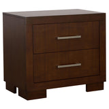 Jessica Cappuccino 5-Piece Eastern King Bedroom Set with Bookcase Headboard from Coaster - Luna Furniture