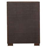 Jessica Cappuccino 5-Piece Eastern King Bedroom Set with Bookcase Headboard from Coaster - Luna Furniture