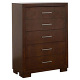 Jessica Eastern King 5-Piece Minimalistic Platform Bedroom Set from Coaster - Luna Furniture