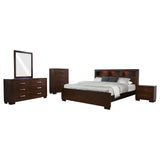 Jessica Cappuccino 5-Piece Eastern King Bedroom Set from Coaster - Luna Furniture
