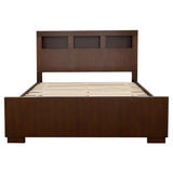Jessica Cappuccino 5-Piece Queen Bedroom Set with Nightstand Panels from Coaster - Luna Furniture