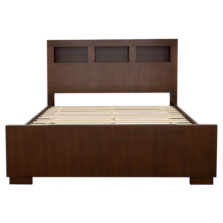 Jessica Cappuccino 5-Piece Queen Bedroom Set with Nightstand Panels from Coaster - Luna Furniture