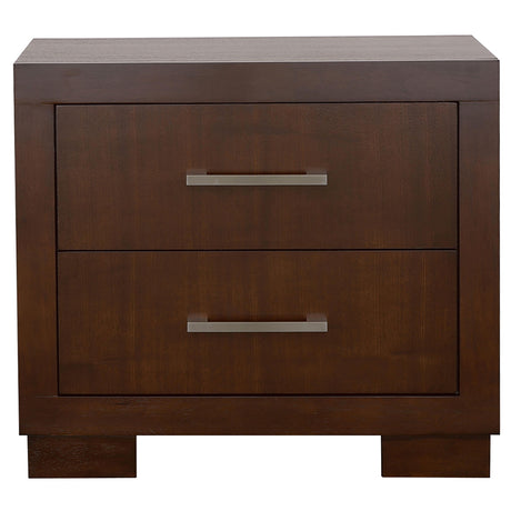 Jessica Cappuccino 5-Piece Queen Bedroom Set with Nightstand Panels from Coaster - Luna Furniture