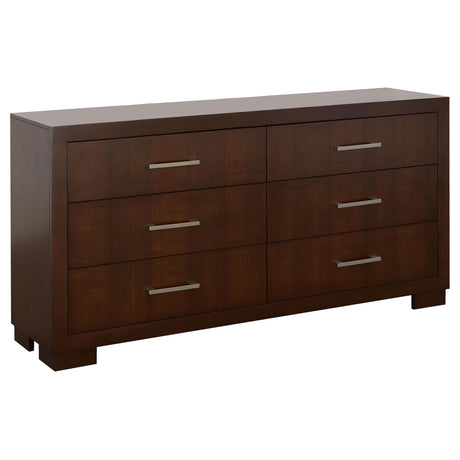 Jessica Cappuccino 5-Piece Queen Bedroom Set with Nightstand Panels from Coaster - Luna Furniture